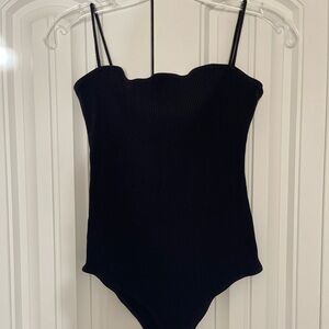 Reformation Jeans Black Women’s Bodysuit